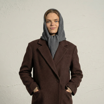 Women's Merino Wool Triangle Scarf