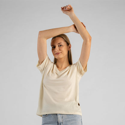 Women's Merino Regular Fit V-Neck Tee