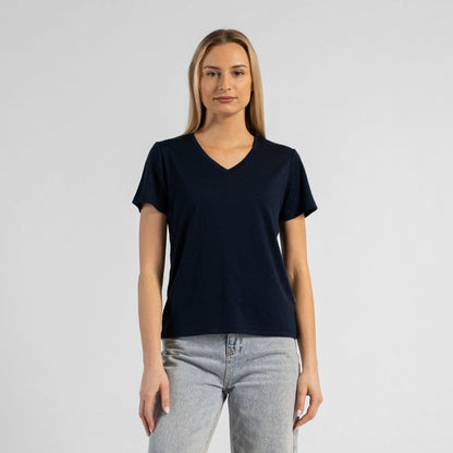 Women's Merino Regular Fit V-Neck Tee