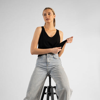 Women's Regular Fit V-Neck Summer Top