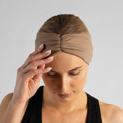 Women's 100% Merino Ruched Headband