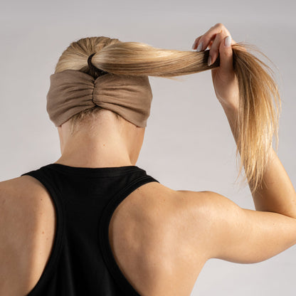 Women's 100% Merino Ruched Headband