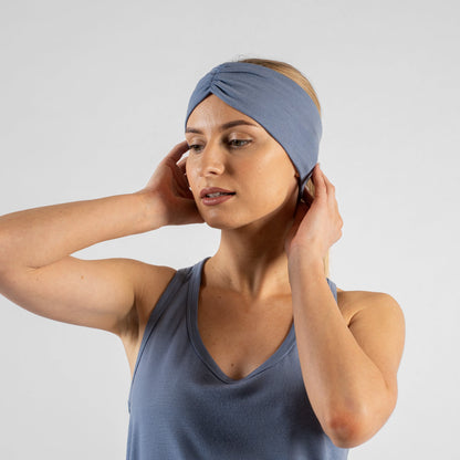 Women's 100% Merino Ruched Headband
