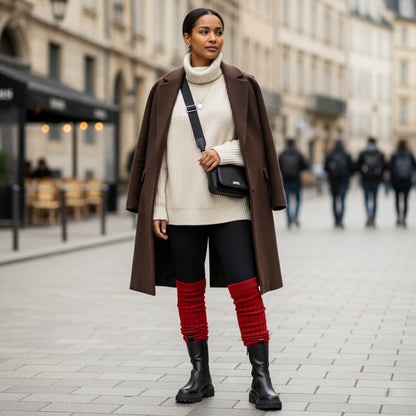 Women's Ribbed Knit Leg Warmers