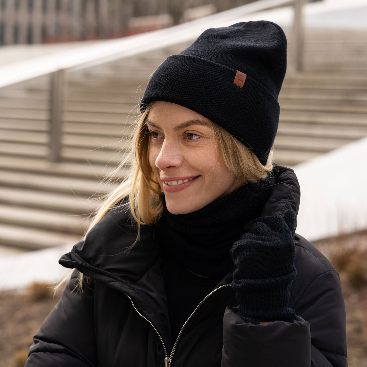 Women's Knit Beanie Hat Merino Wool