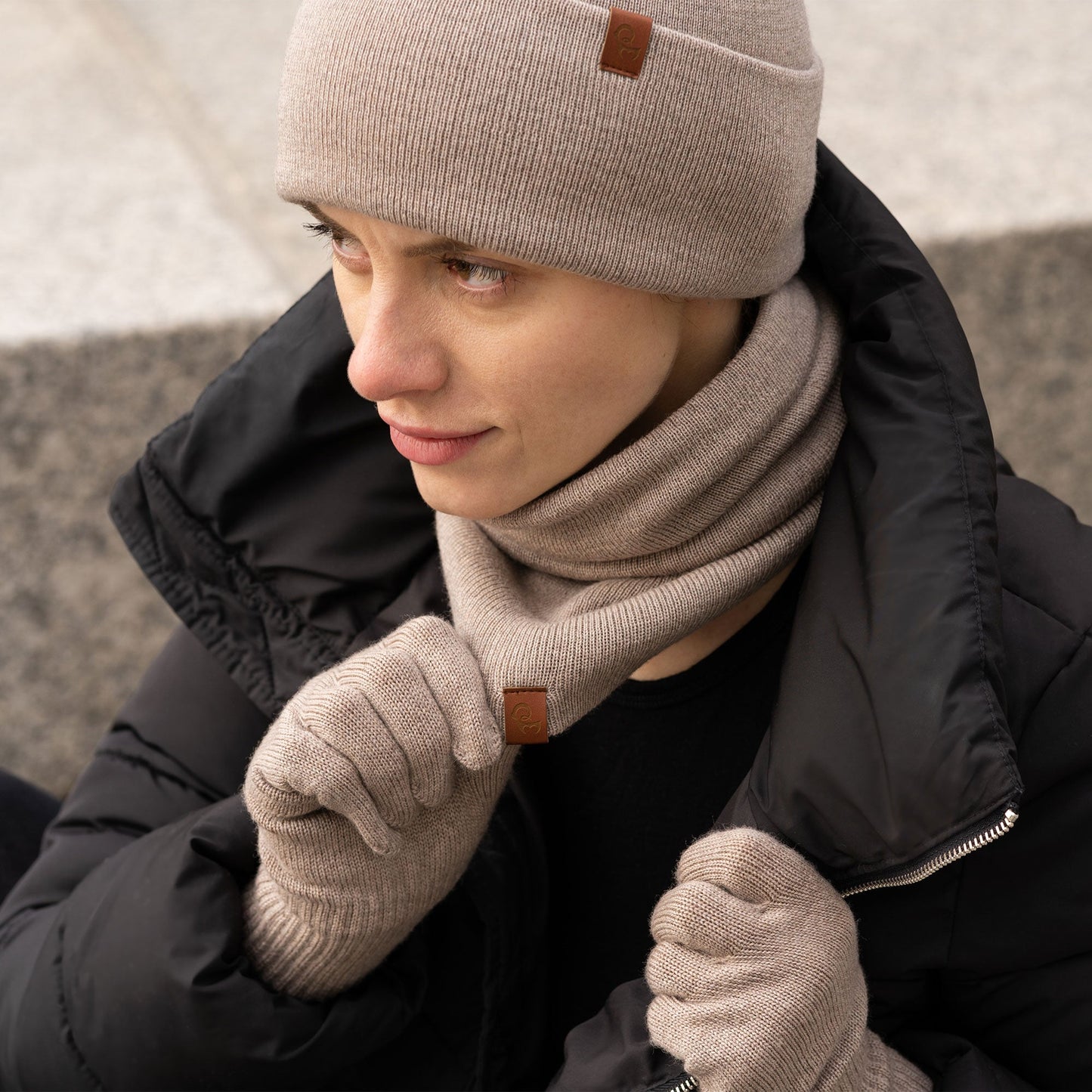 Women's Knit Beanie & Gaiter 2-Piece