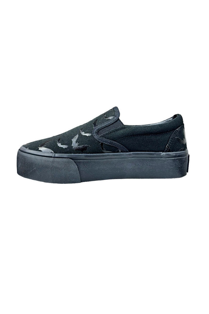 Chill Bat Platform Sneakers [Blackout]