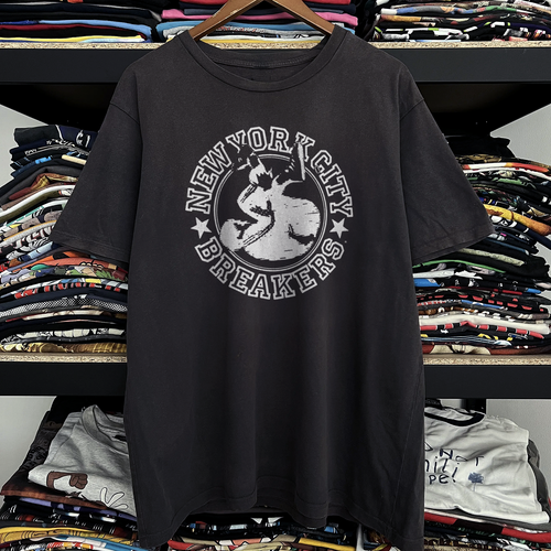 Rare NY Breakers Washed Black Tee
