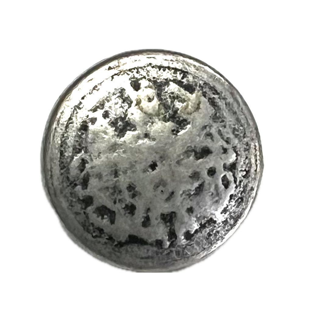 Antique Silver Hammered-15mm