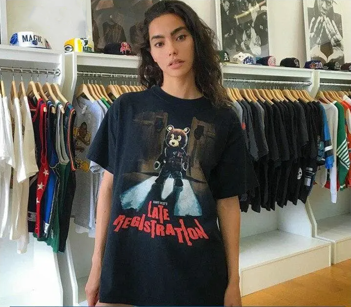 Late Registration Washed Black T-Shirt