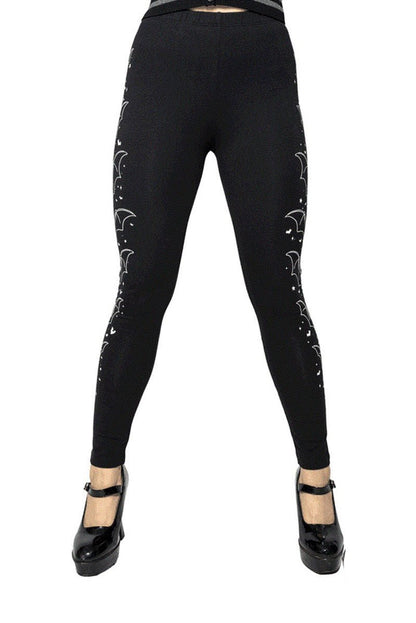 Bat Outline Glow Leggings