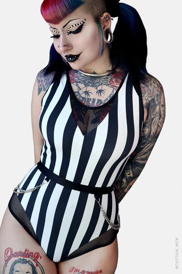 Beetle Chain One Piece Swimsuit