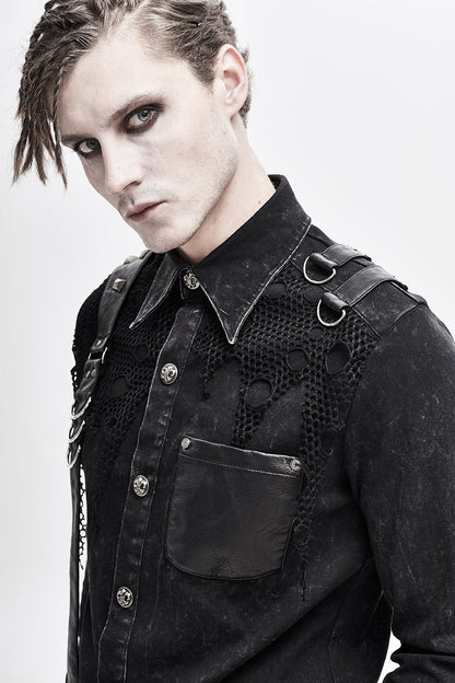 Biopunk Distressed Top