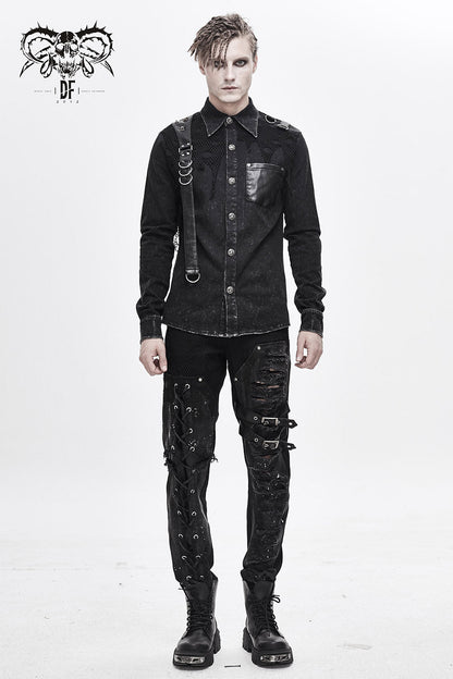 Biopunk Distressed Top