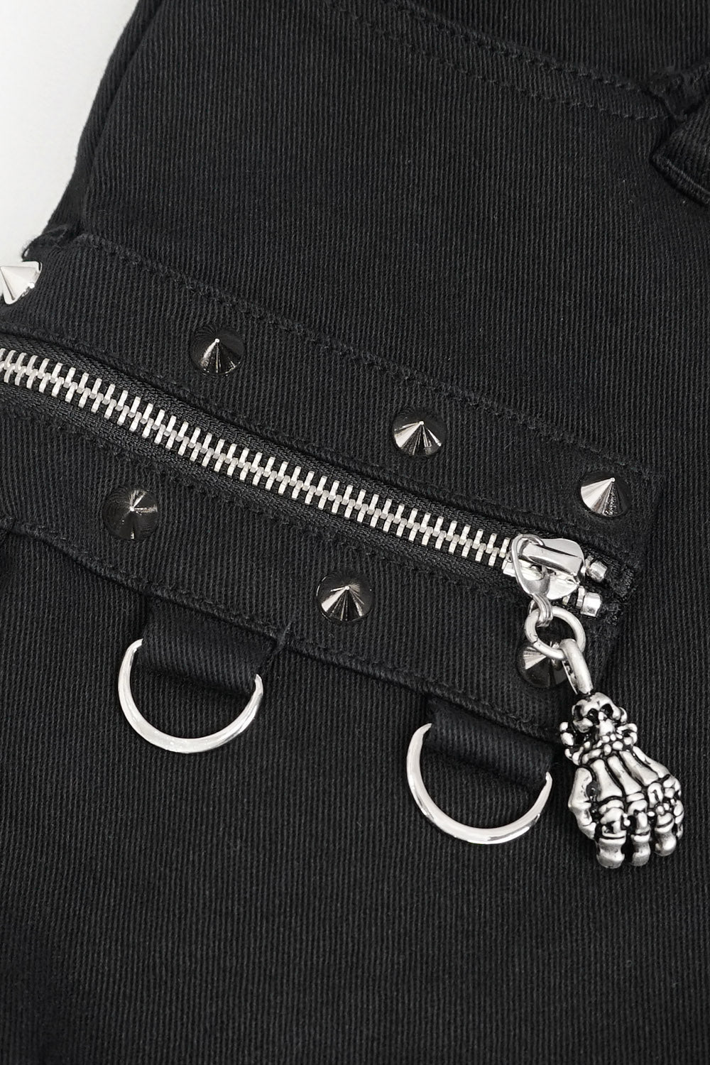 Black Death Distressed Pants
