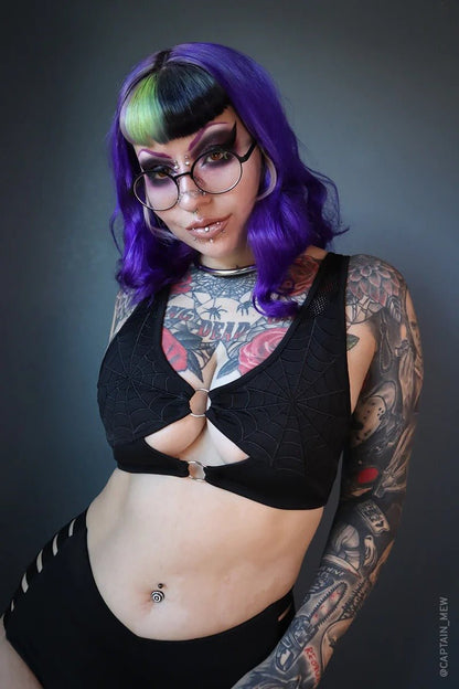 Black Widow Bikini Top