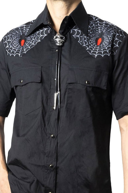 Black Widow Western Shirt