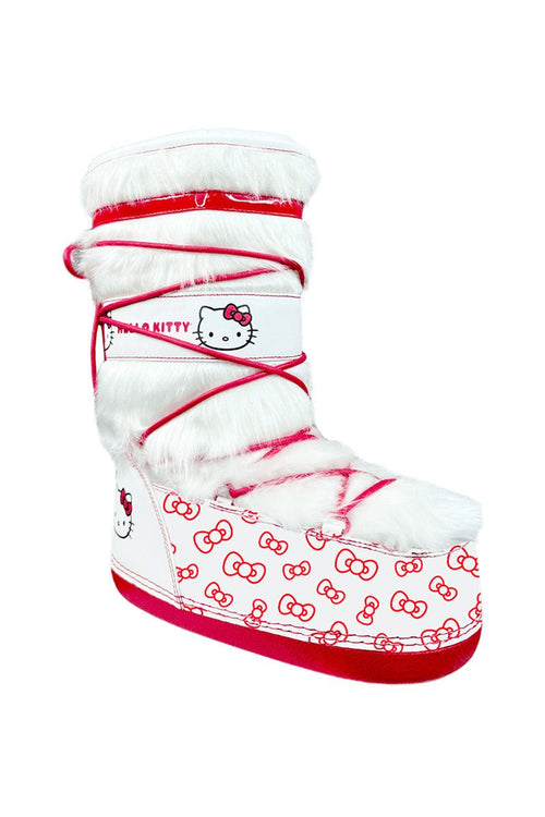 Blizz Hello Kitty Snow Boots [White/Red]