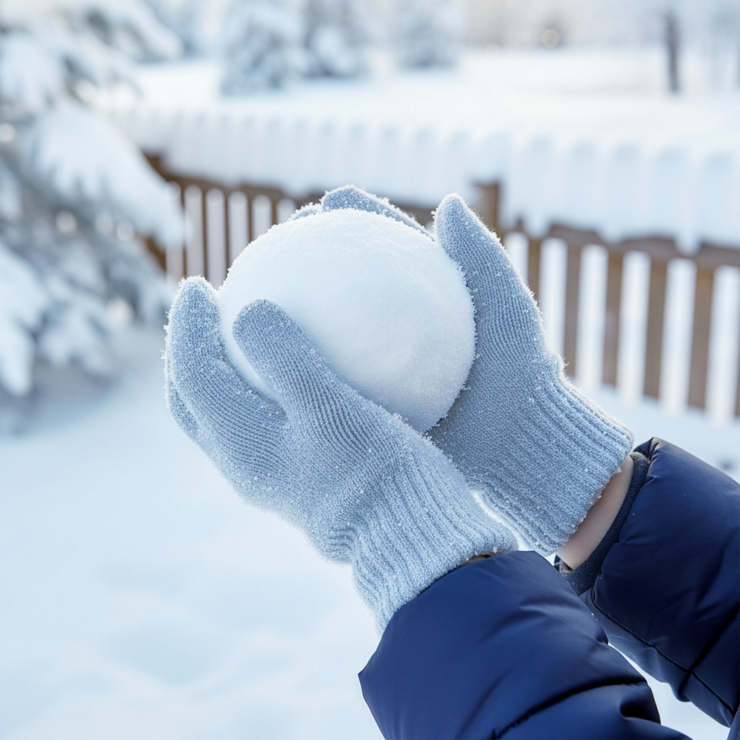 Kids' Knit Gloves Cashmere Blend