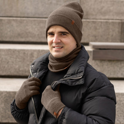Men's Knit Gloves Merino