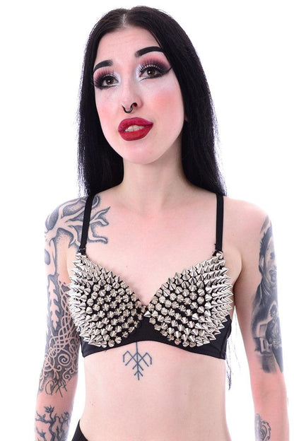 Cone Stud Bra