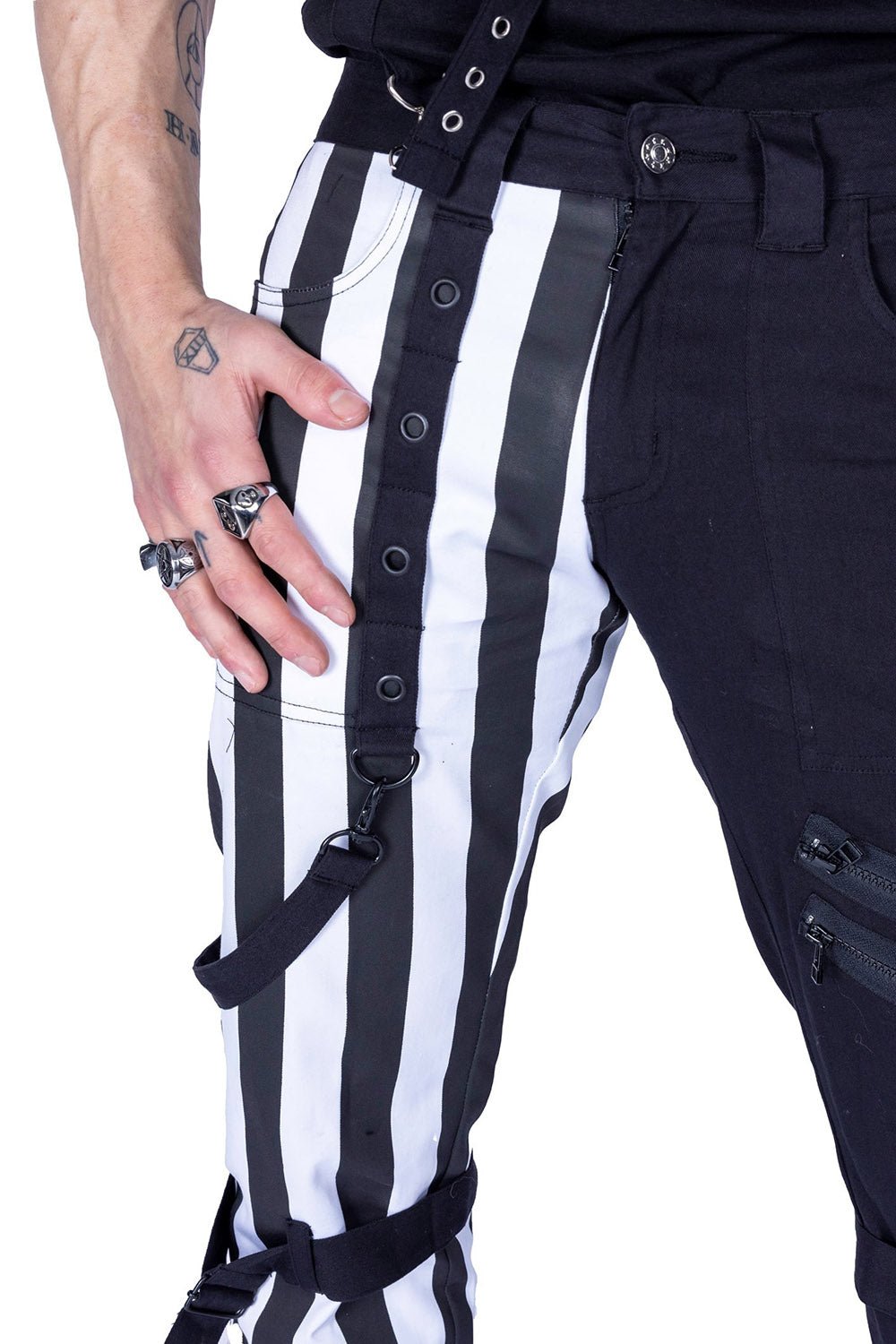 Cronus Pants [BLACK/WHITE]