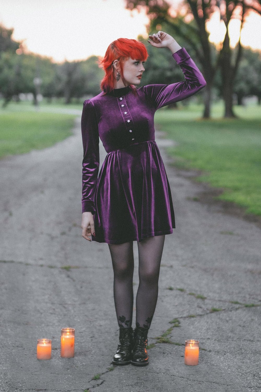 Daphne Dress [PURPLE]