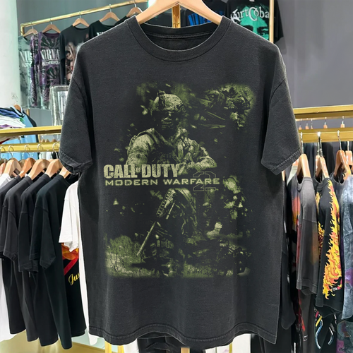 Modern Warfare Heavyweight Black Tshirt