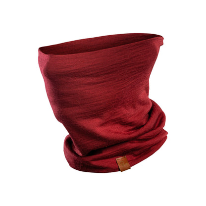 Men's Merino Active Neck Gaiter Royal Cherry / Red