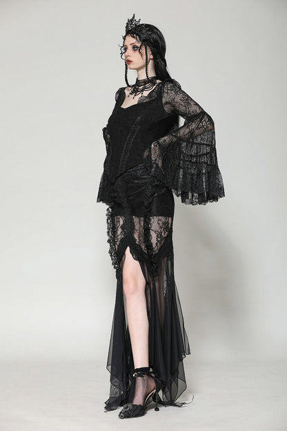 Basilica Lace Bell Sleeve Blouse