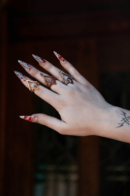 Cathedral Solace Ring [Vintage Dark/Rose Gold]