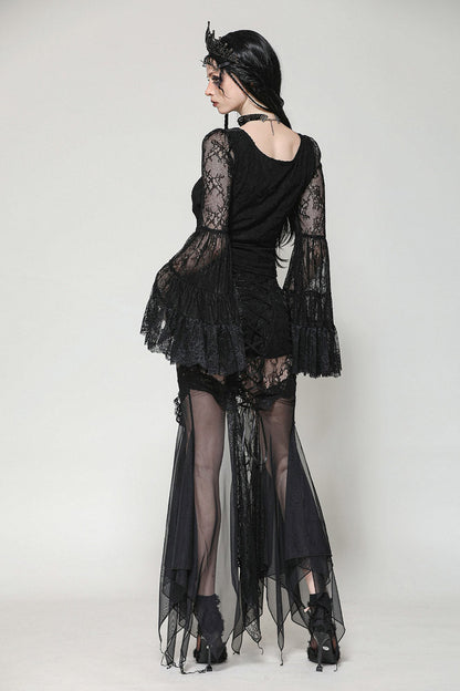 Basilica Lace Bell Sleeve Blouse