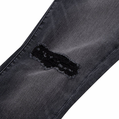 Greyson Distressed Oxford Denim