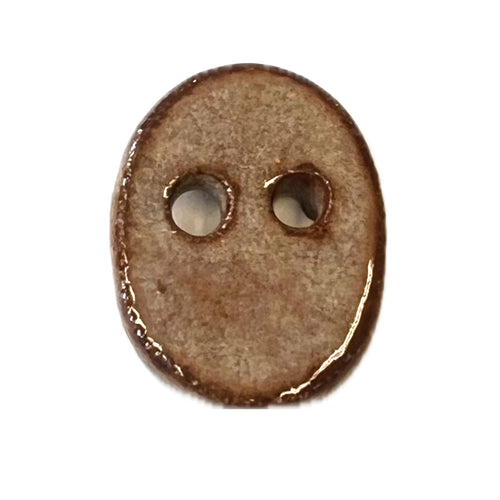 Handmade-17mm-oval light brown