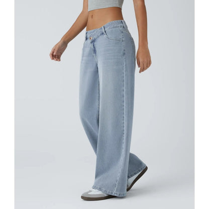 Women’s Comfort Stretch Baggy Jeans – Relaxed Fit for Everyday Wear