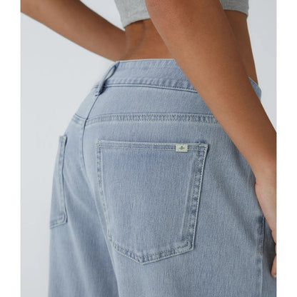 Women’s Comfort Stretch Baggy Jeans – Relaxed Fit for Everyday Wear