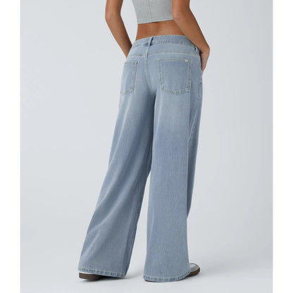 Women’s Comfort Stretch Baggy Jeans – Relaxed Fit for Everyday Wear