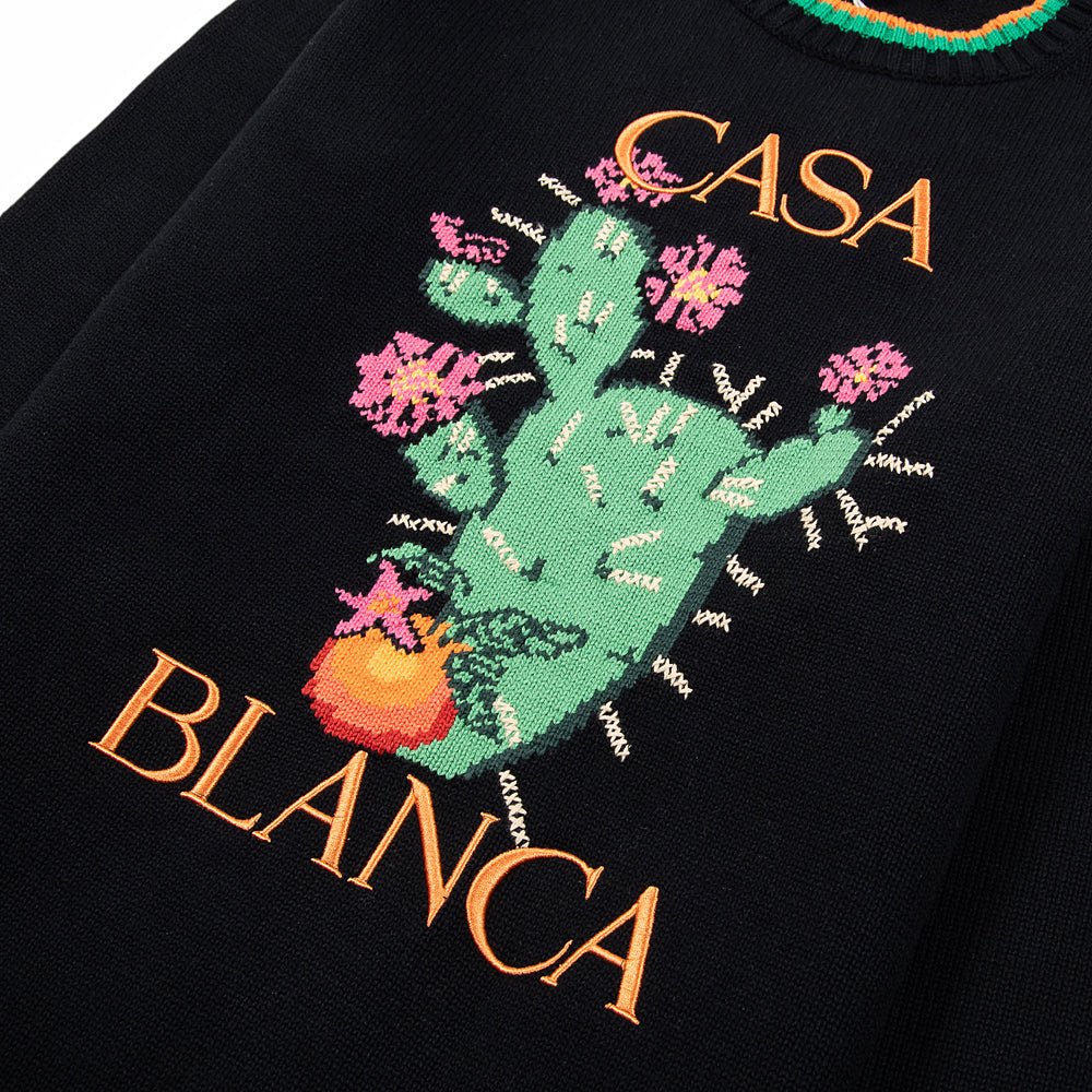 Intarsia Sweater | Cactus et Orange