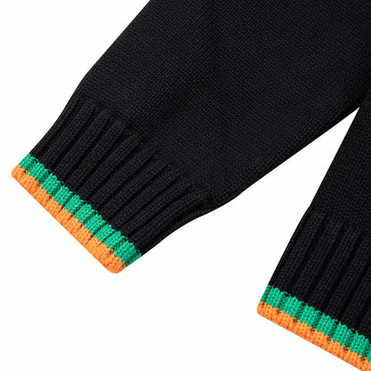 Intarsia Sweater | Cactus et Orange