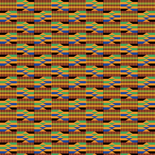 African Kente Cloth Patterned Heat Transfer Vinyl (HTV)