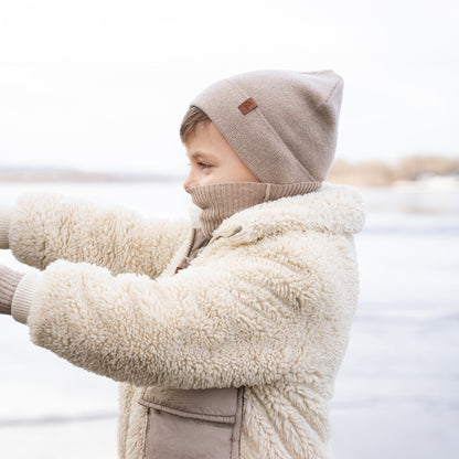 Kids' Knit Beanie Cashmere Blend