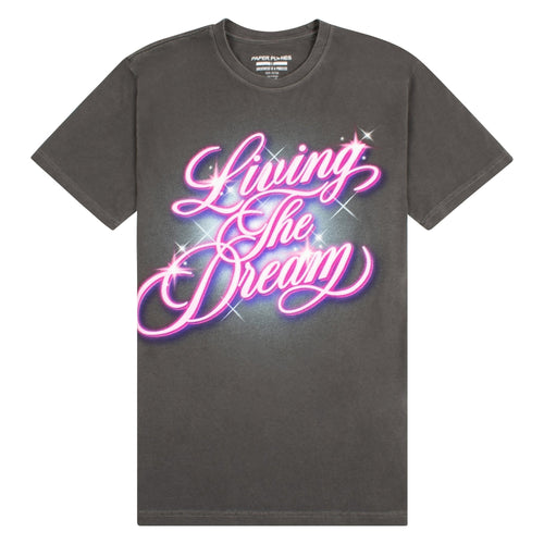 Living the Dream Tee | Washed Black