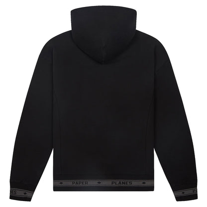 Logo Jacquard Hoodie | Black