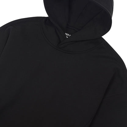 Logo Jacquard Hoodie | Black