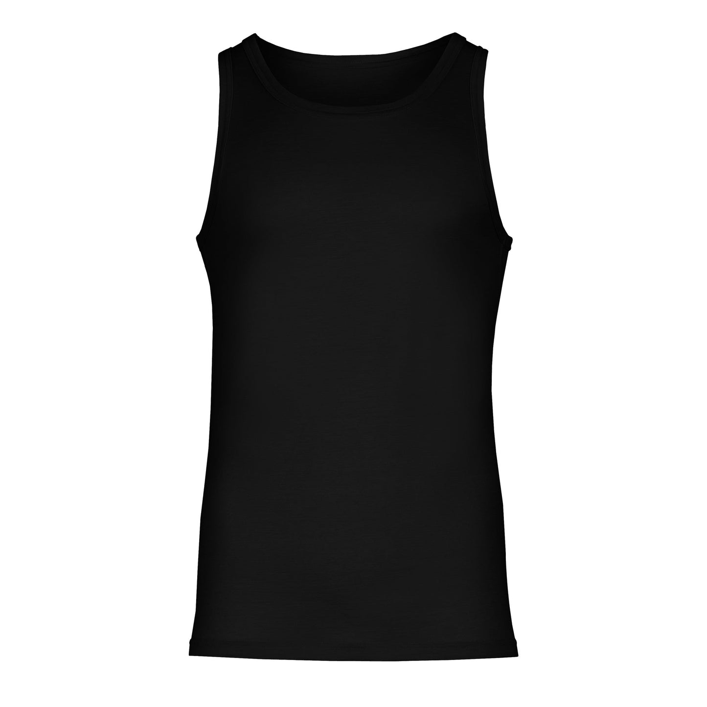 Men's Merino Tank Top Black
