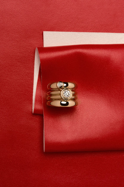 Roma Ring | 9K Yellow Gold