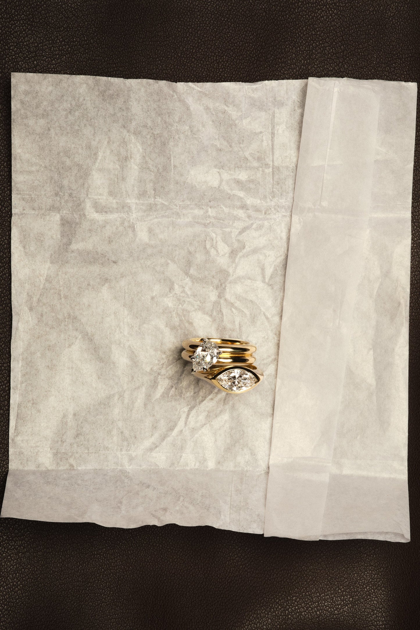 Diamond Double Orielle Ring | Customisable