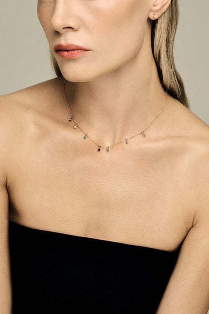 Birthstone Pendant | 9K Rose Gold