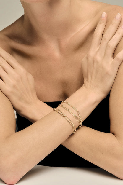 Small Lennox Bracelet | Silver or 9K White Gold