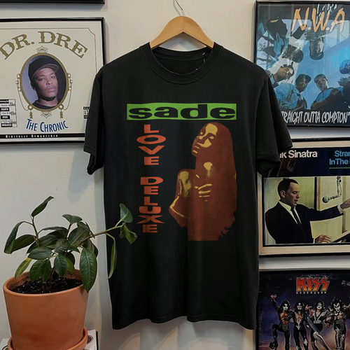 92 Sade Love Deluxe Washed Black Tee